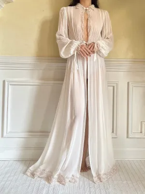 1930s Poet Sleeve Dressing Gown - XS