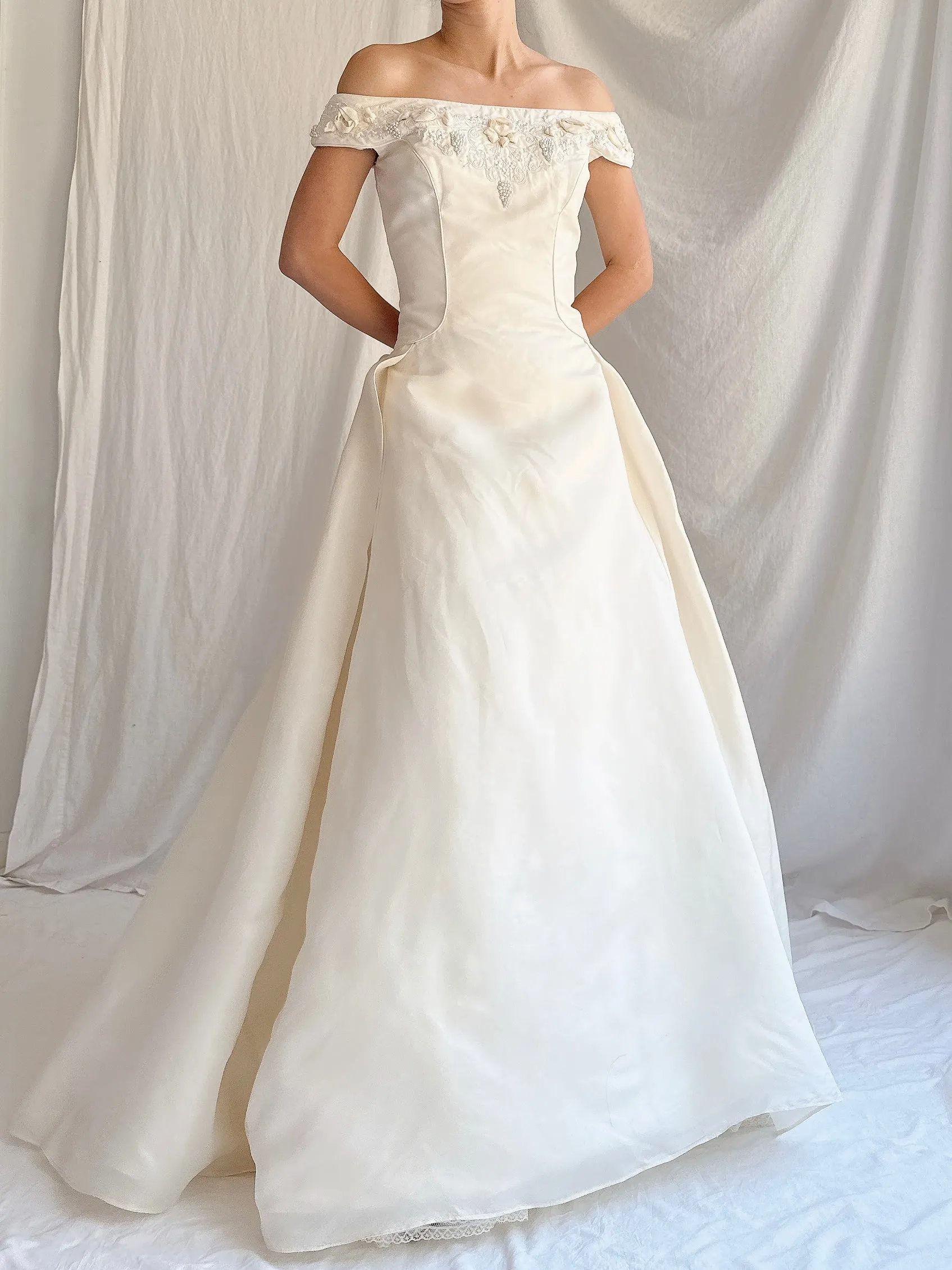 1990s Ritva Westenius Silk Gown - S/4 UK 10