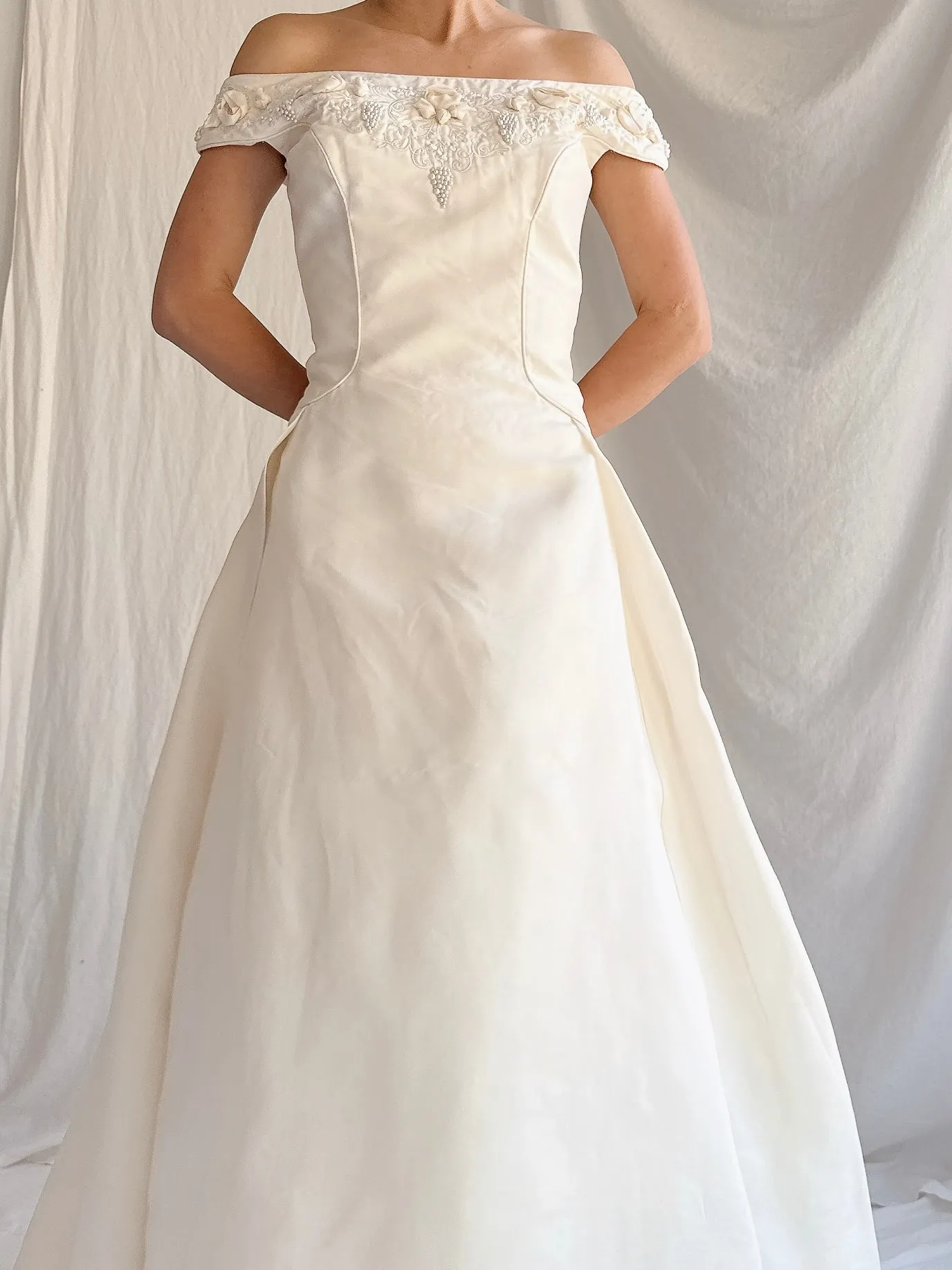 1990s Ritva Westenius Silk Gown - S/4 UK 10