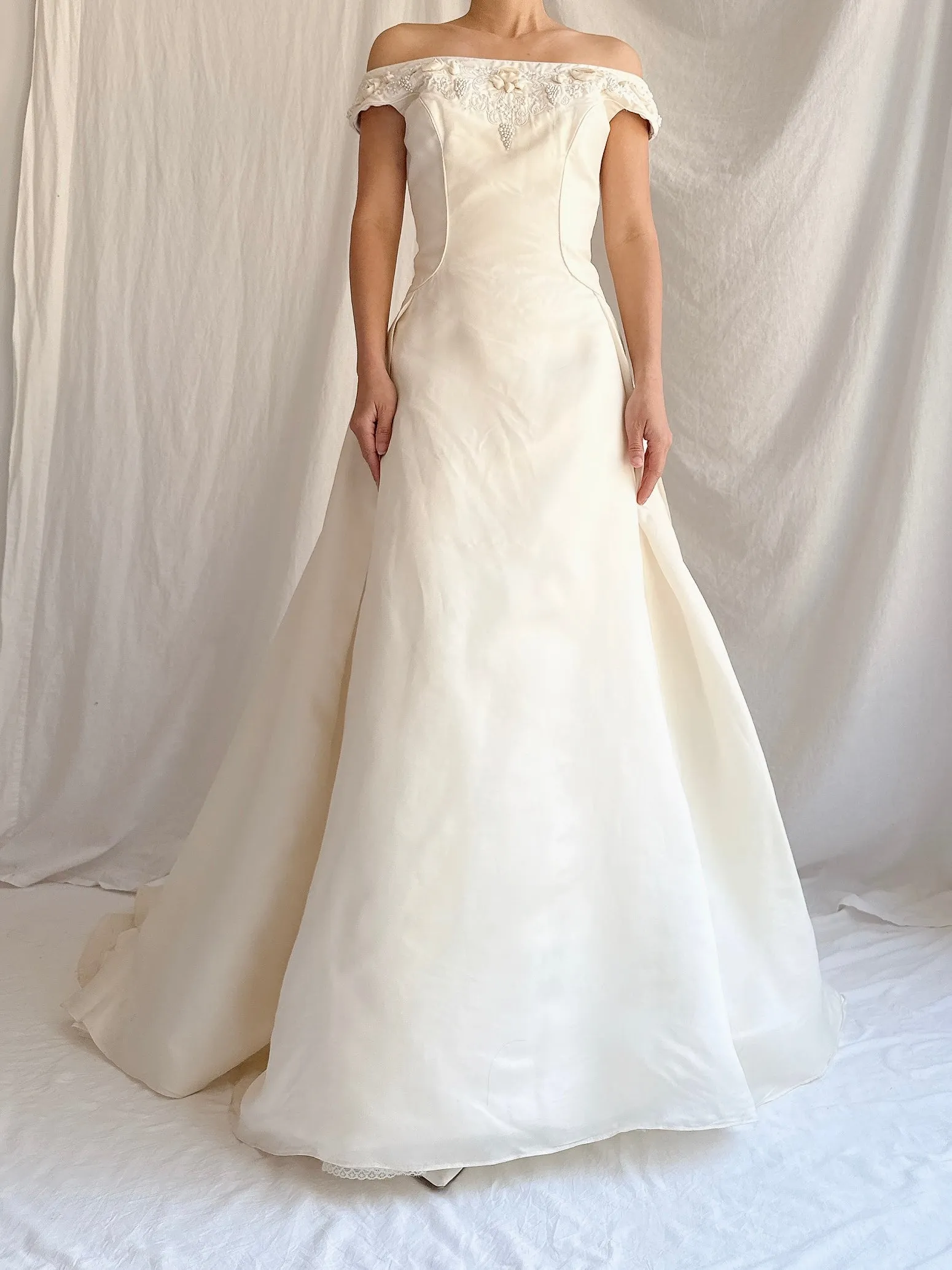 1990s Ritva Westenius Silk Gown - S/4 UK 10