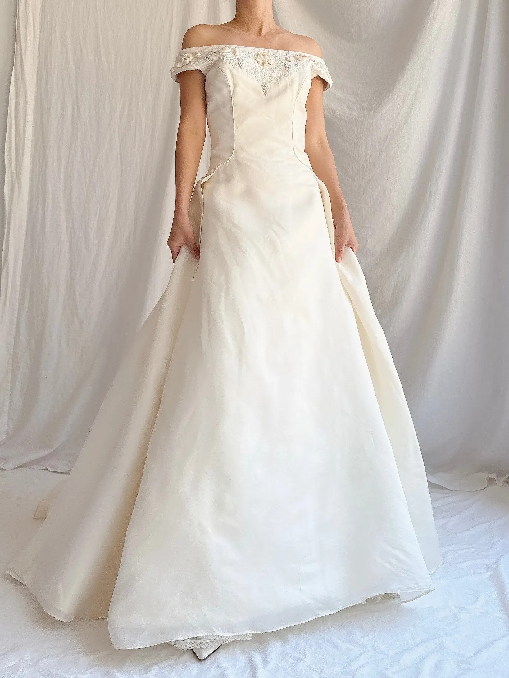 1990s Ritva Westenius Silk Gown - S/4 UK 10