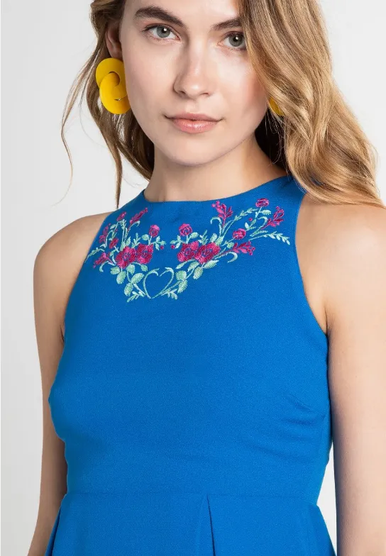 Abigail Dress Blue