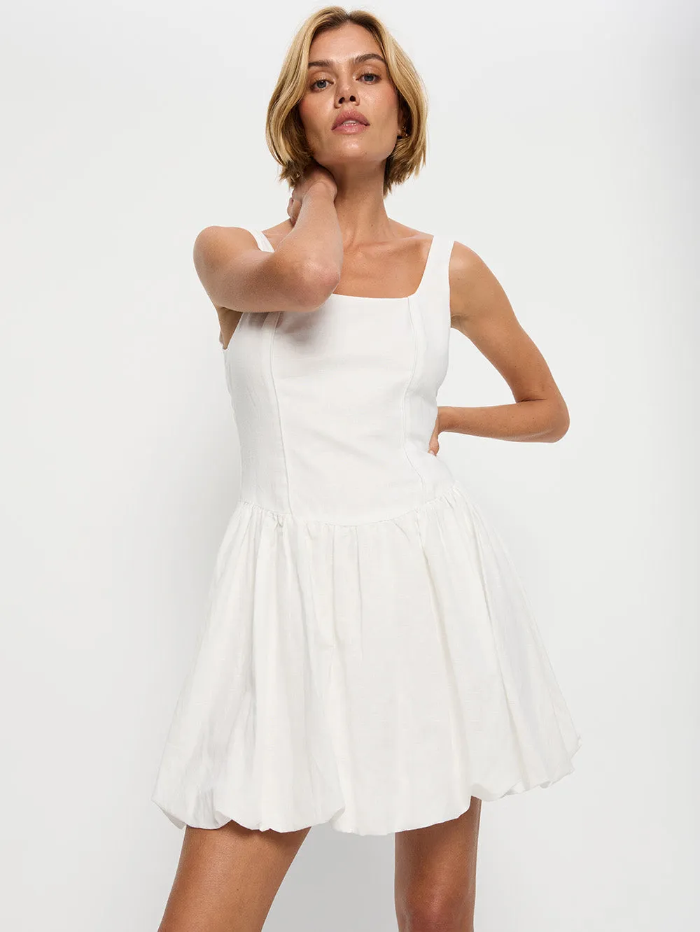 Akari Mini Dress - Ivory
