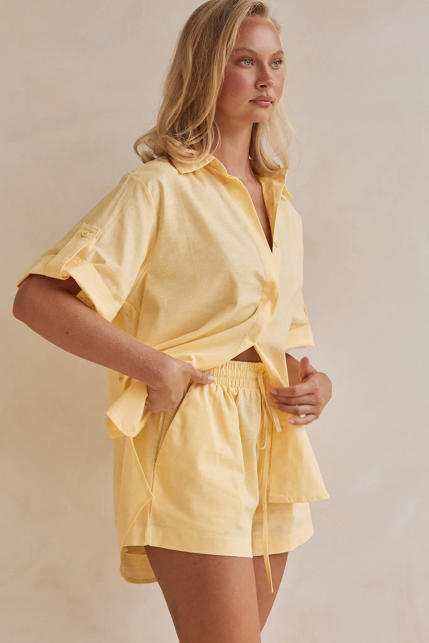 Alani Shorts (Yellow)