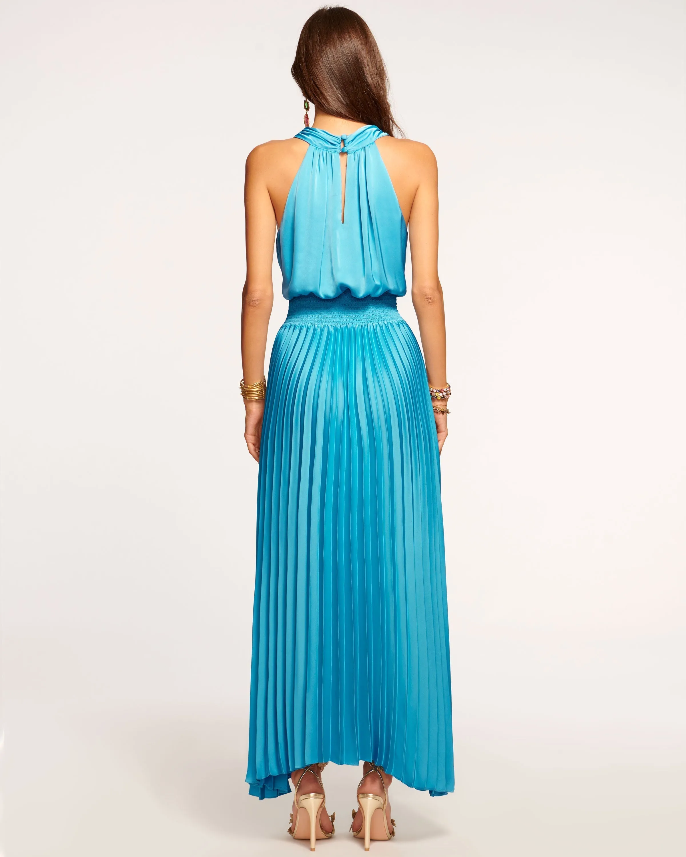 Arina Halter Maxi Dress