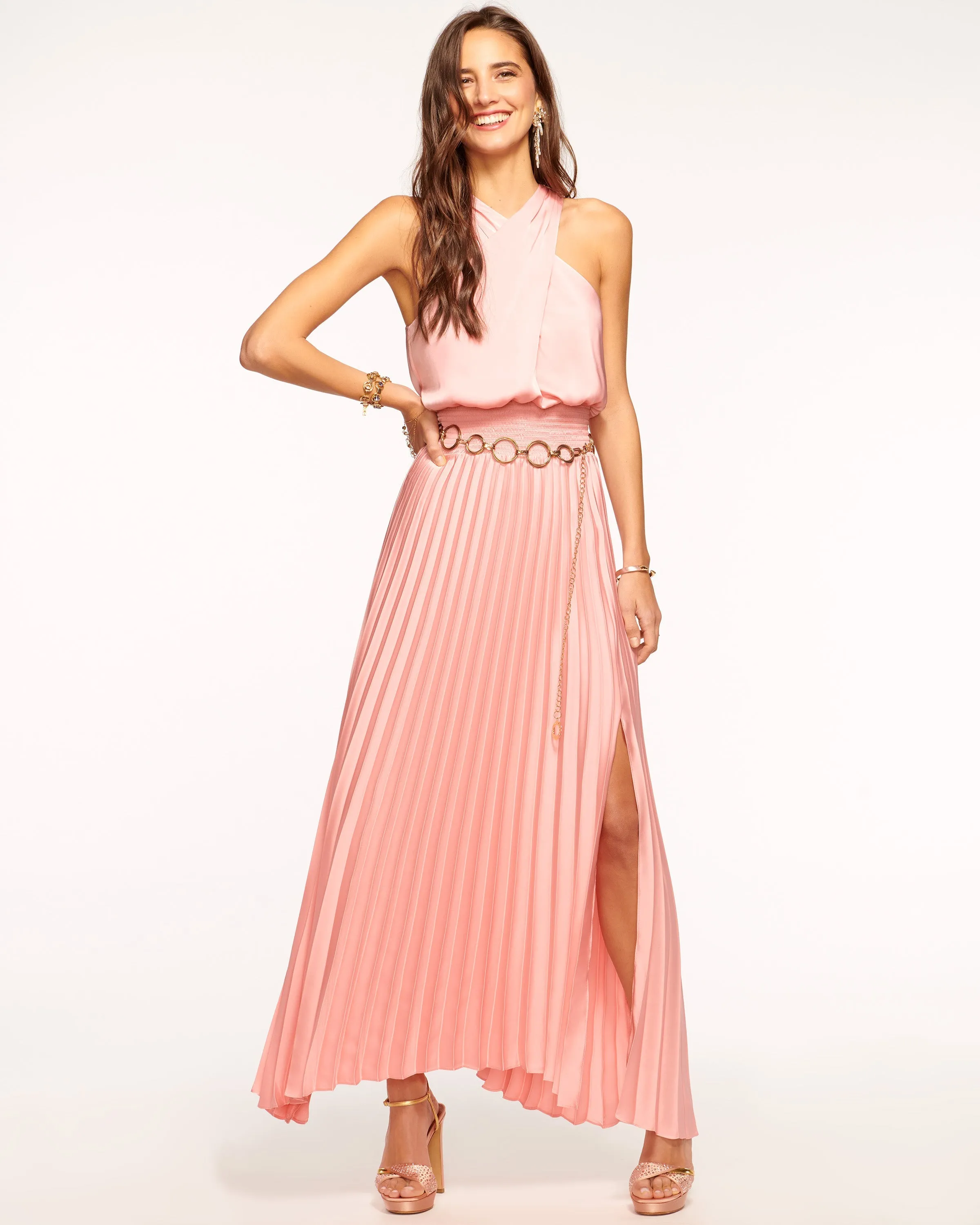 Arina Halter Maxi Dress