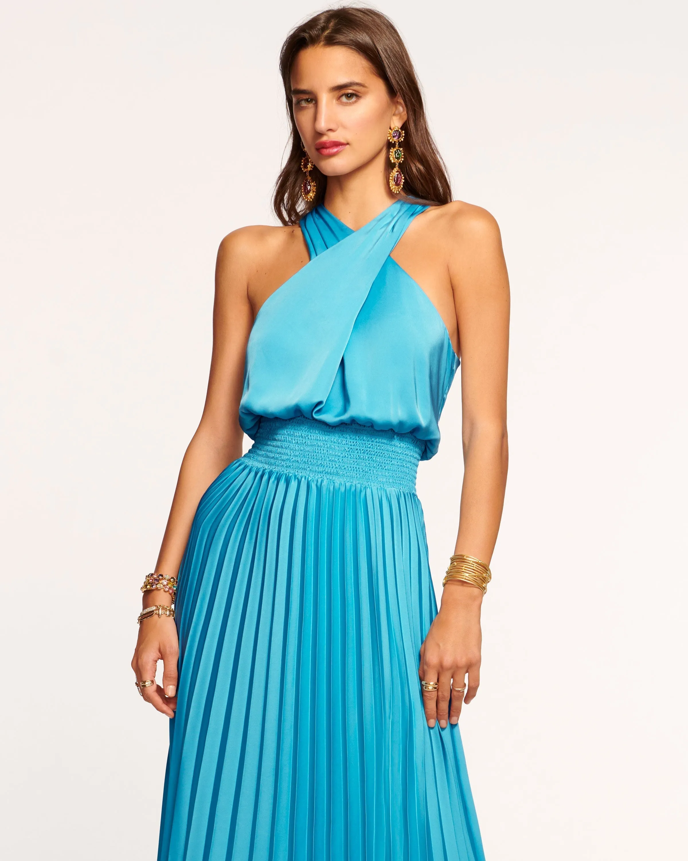 Arina Halter Maxi Dress