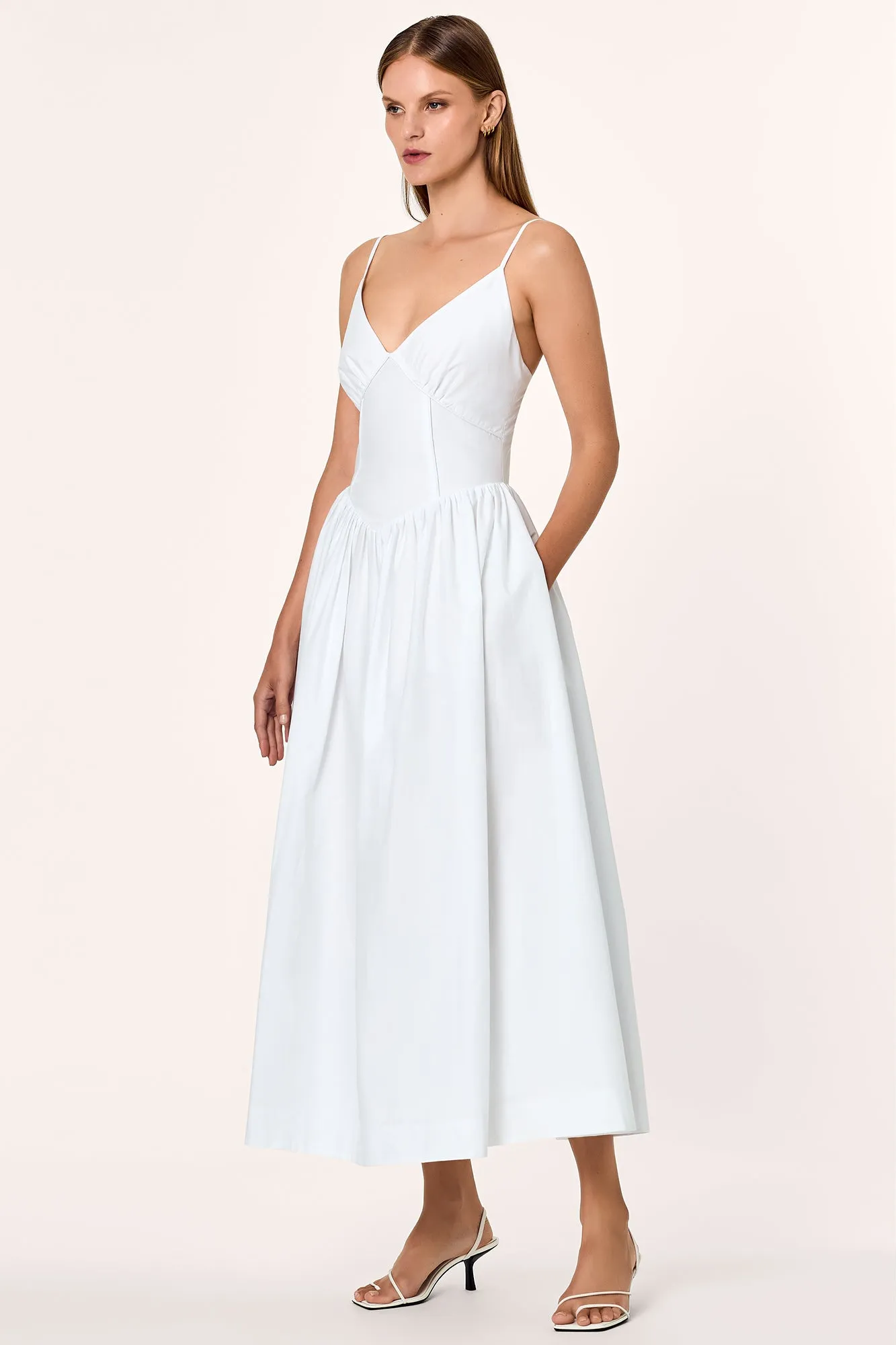Becker Midi Dress - White