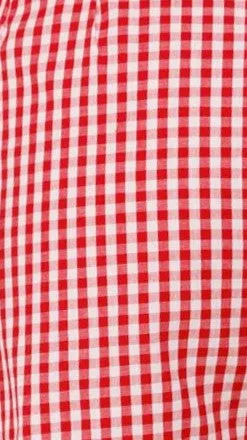 Belle Shorts - Red Check