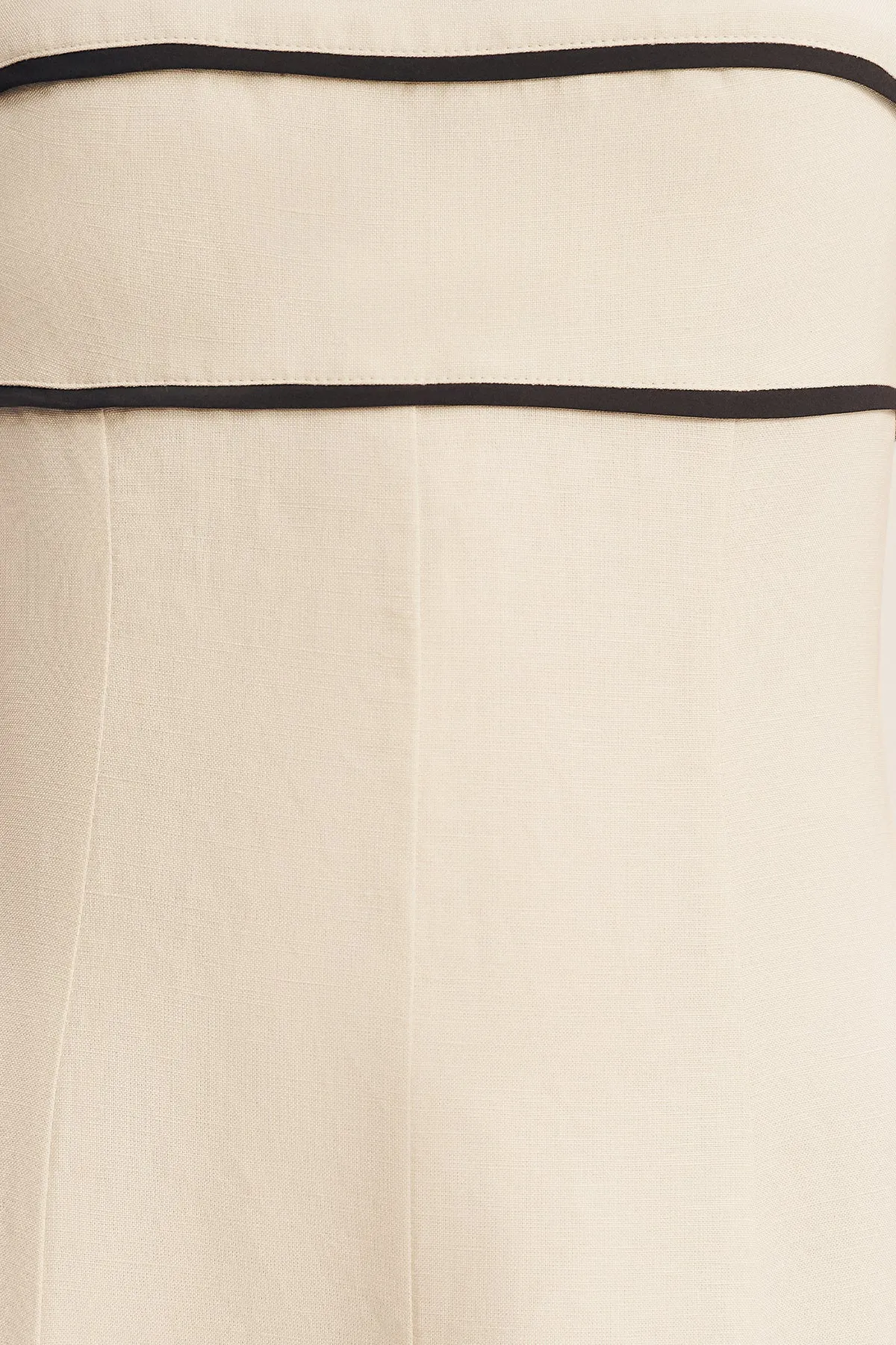 BILLIE CONTRAST PANELLED MIDI DRESS