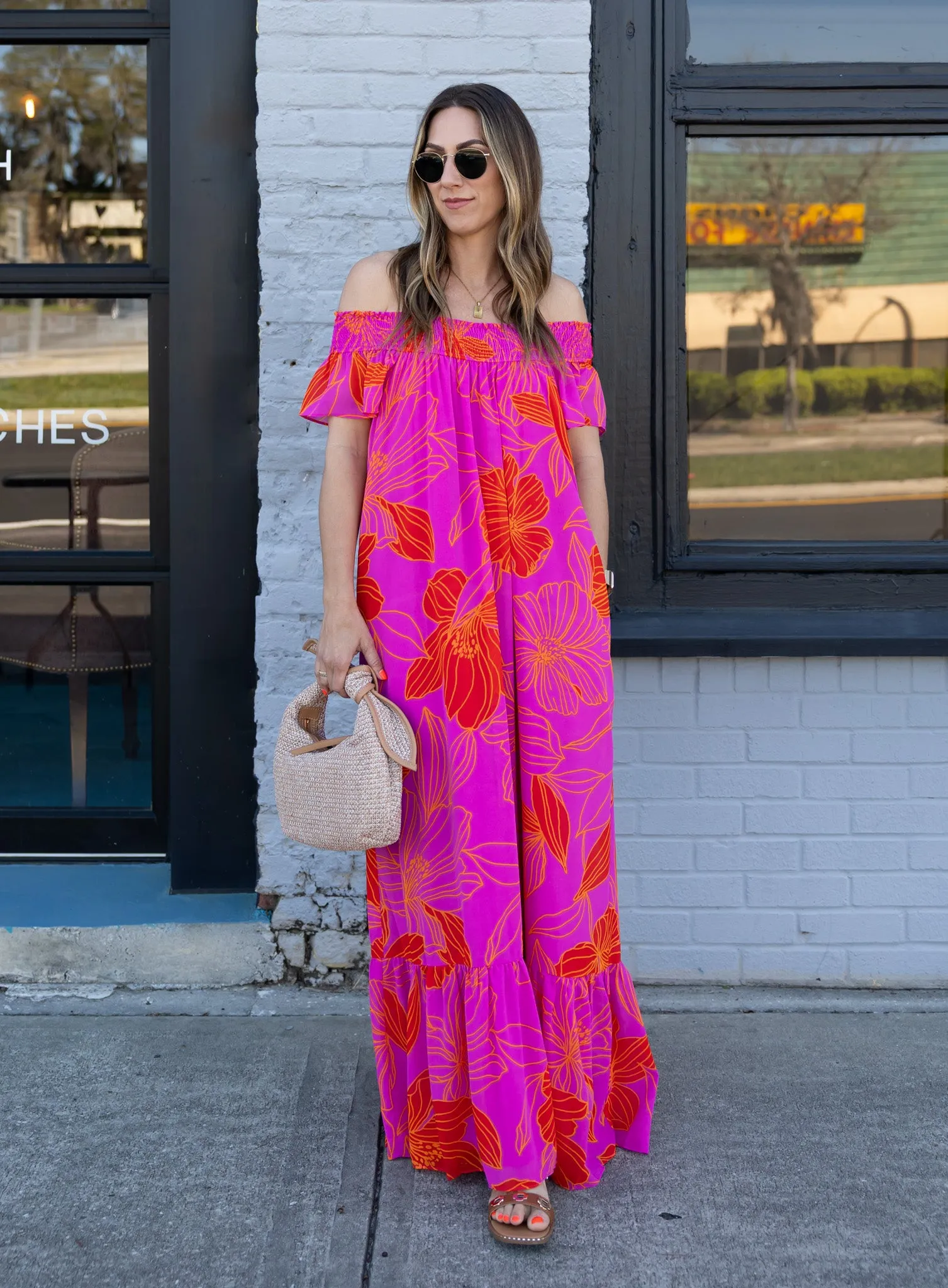 Blakely Floral Smocked Maxi Dress