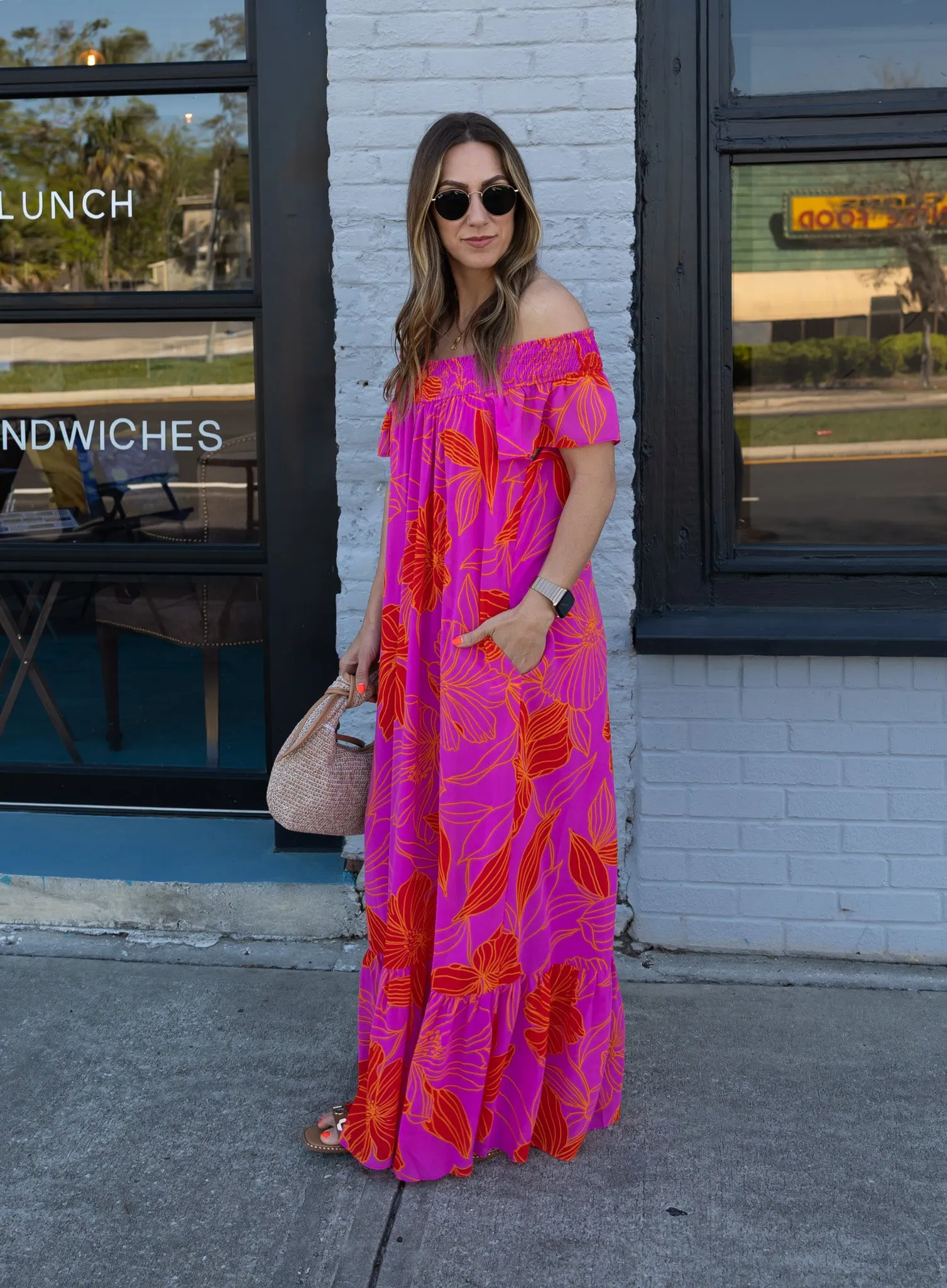 Blakely Floral Smocked Maxi Dress