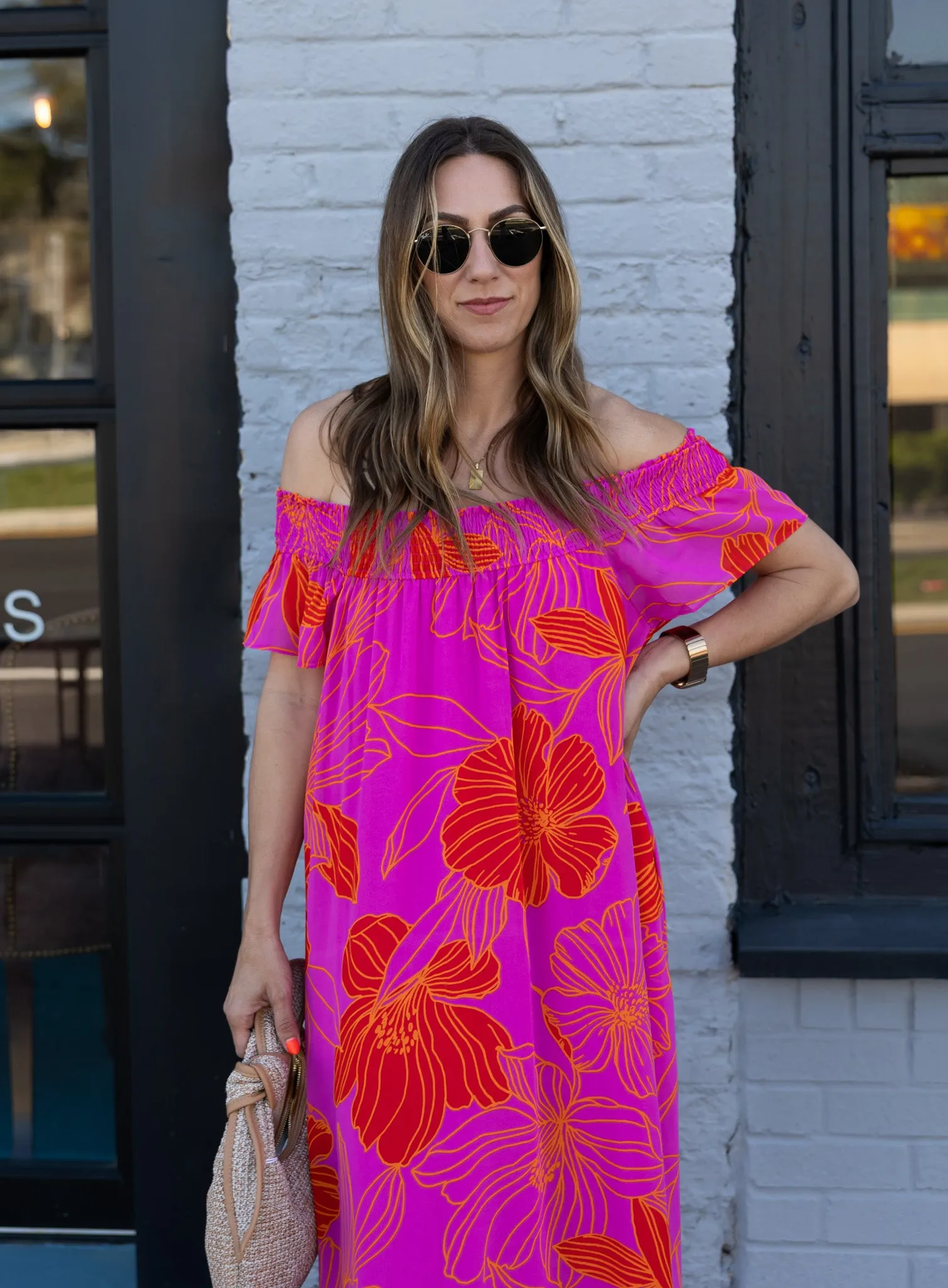 Blakely Floral Smocked Maxi Dress