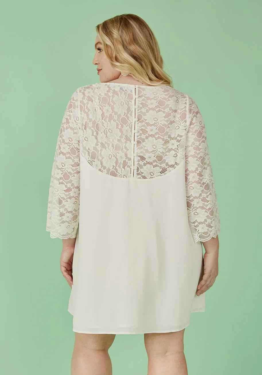 Blushing With Bliss Shift Dress