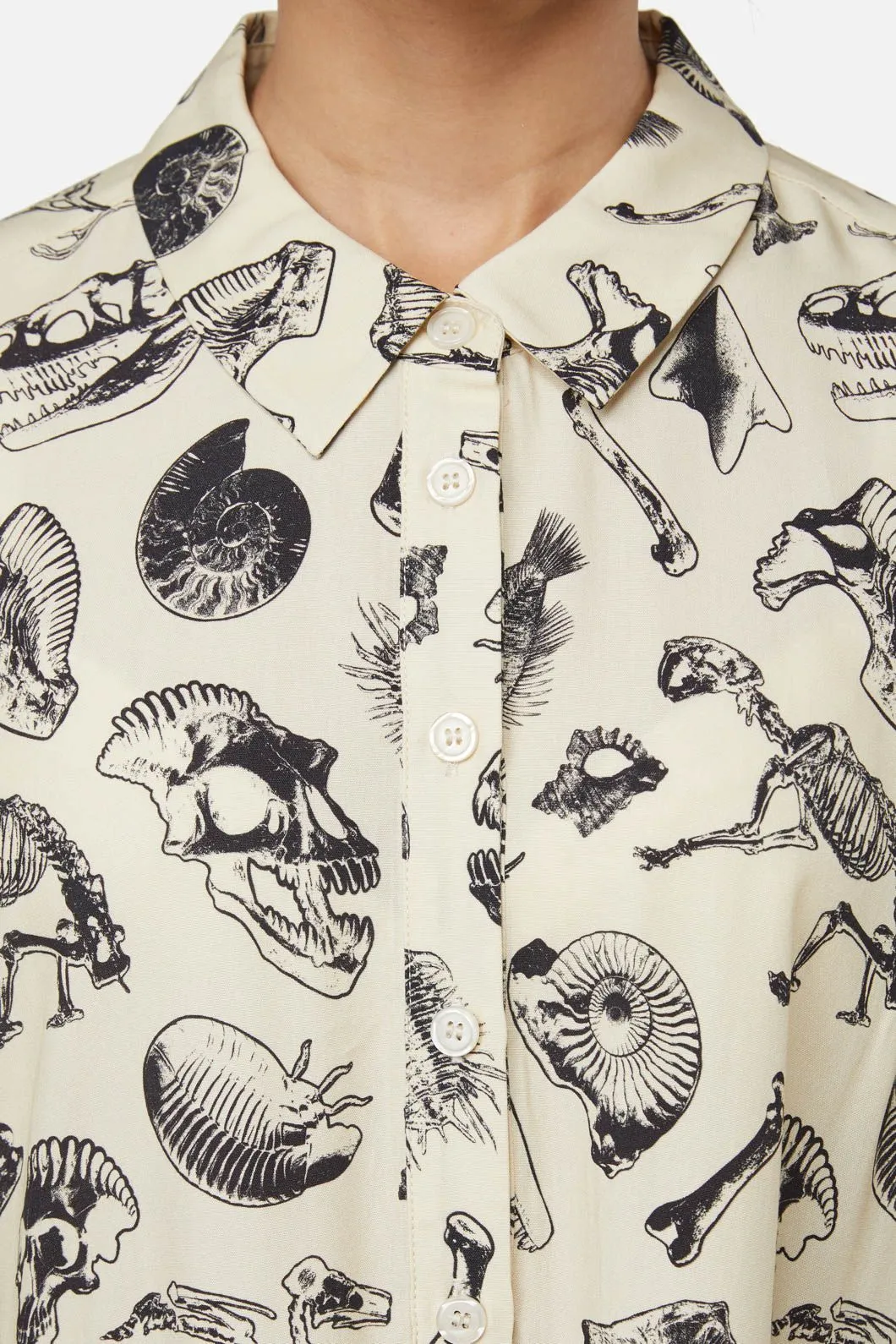 Body Fossils Printed Dress