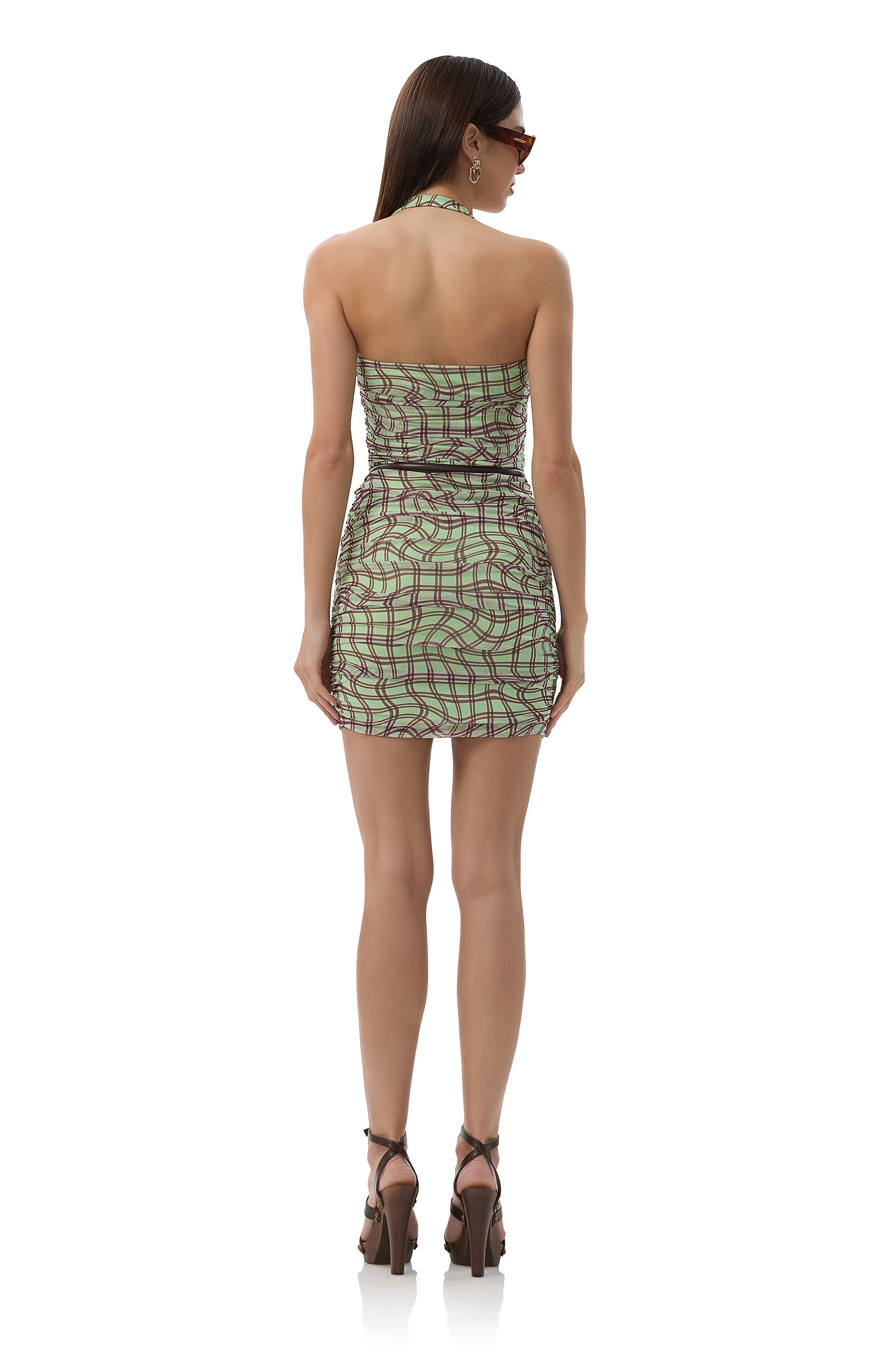 Bonnie Dress - Mint Plaid