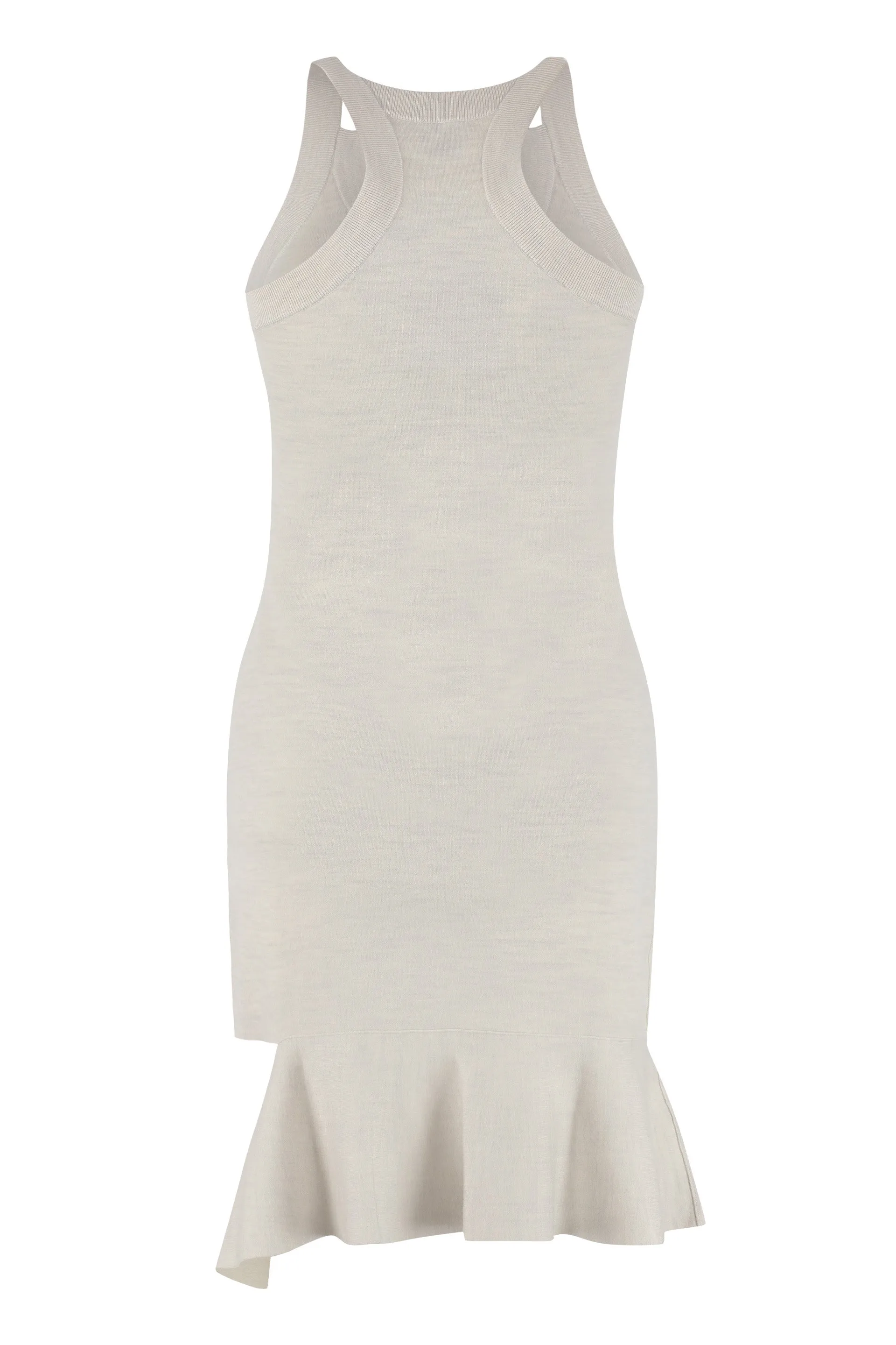 Burberry Cut-Put Detailed Jersey Mini Dress