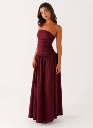 Carmel Maxi Dress - Mulberry