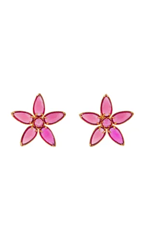 Christie Nicolaides Azelia Earrings - Pink