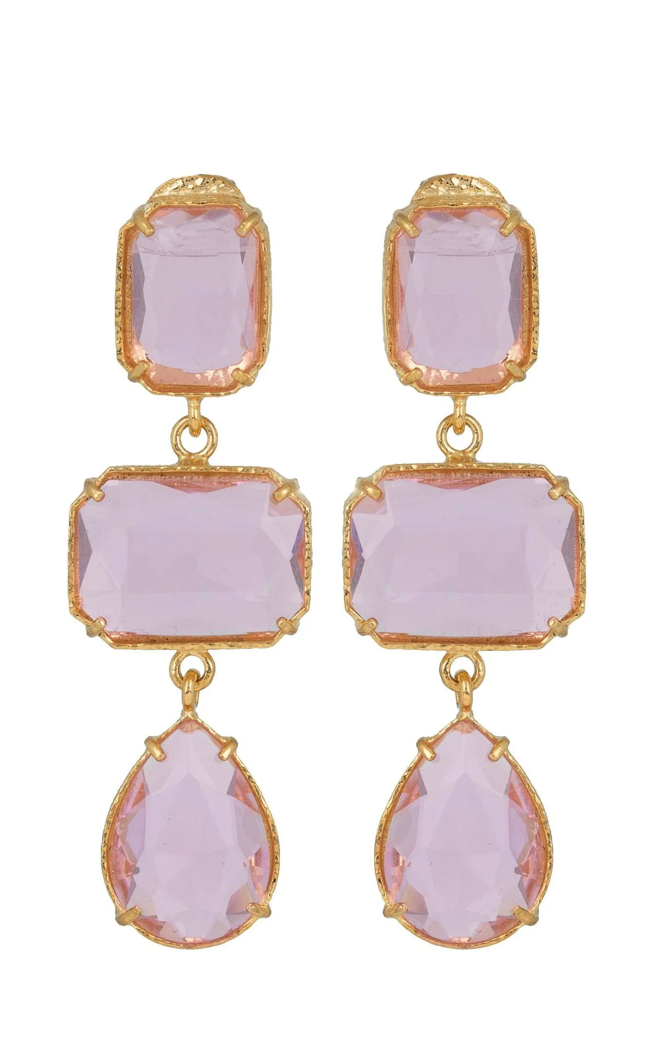 Christie Nicolaides Misha Earrings - Pink