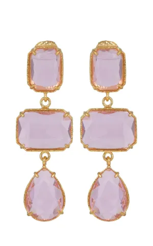 Christie Nicolaides Misha Earrings - Pink