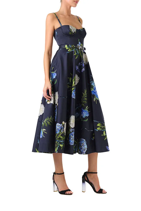 Corseted Floral Dress
