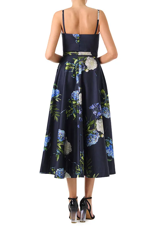 Corseted Floral Dress