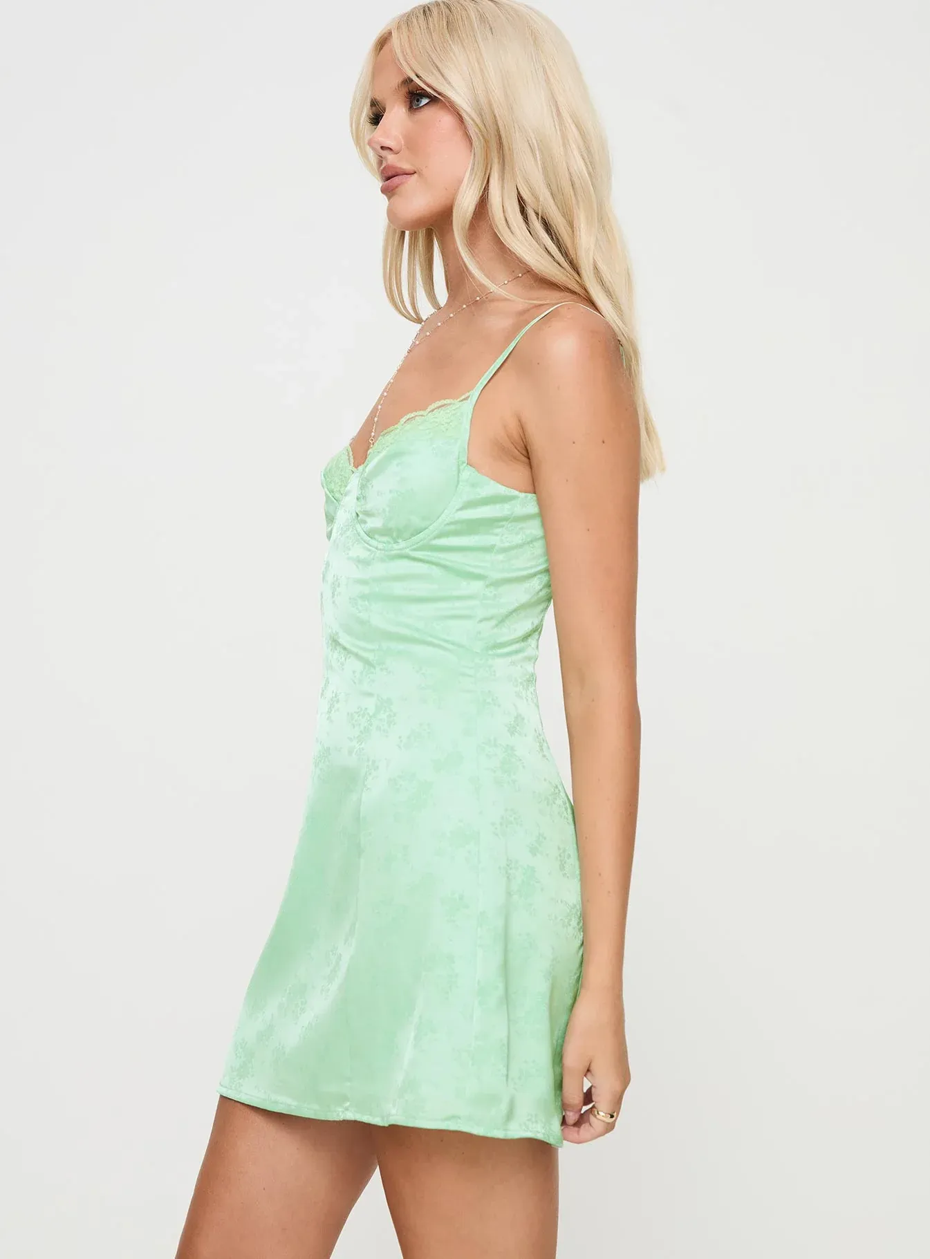 Dear Me Mini Dress Sage
