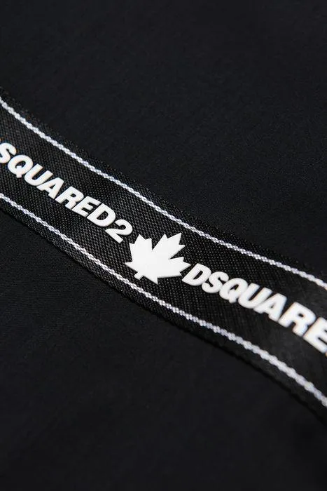 Dsquared2 Logo Trim Round Neck Dress