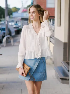 ELIZABETH LACE BLOUSE