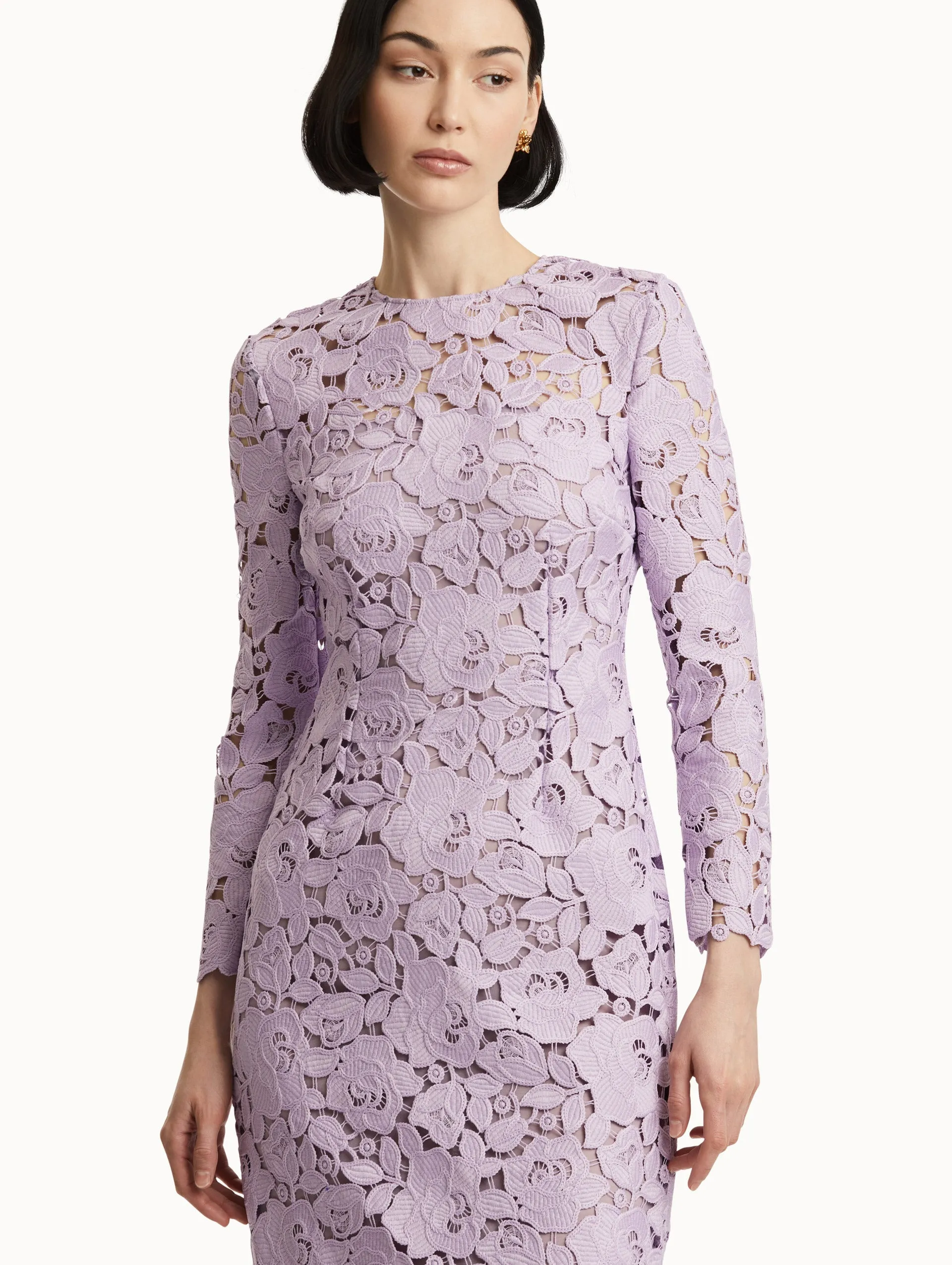 English Rose Guipure Gown