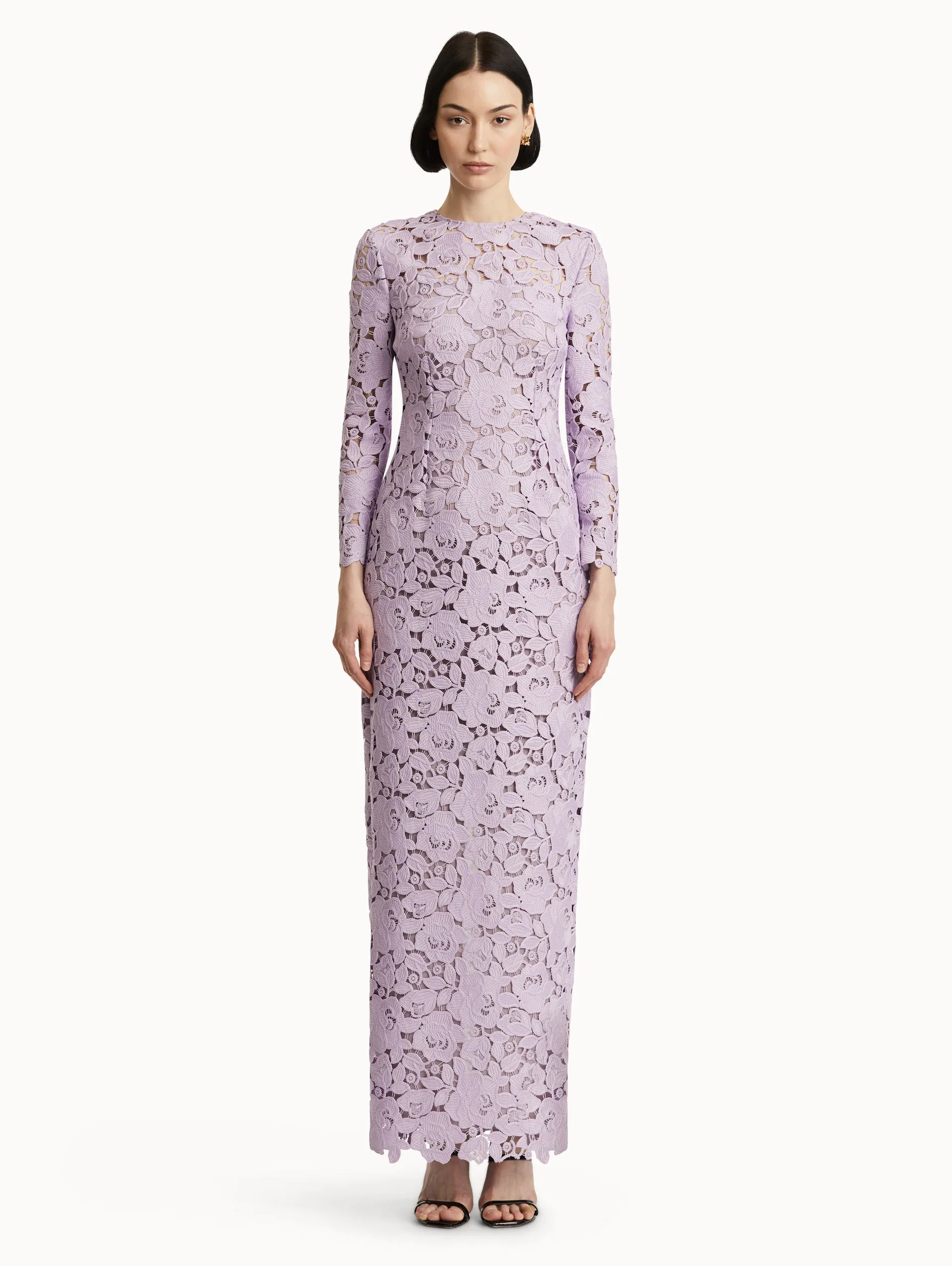 English Rose Guipure Gown