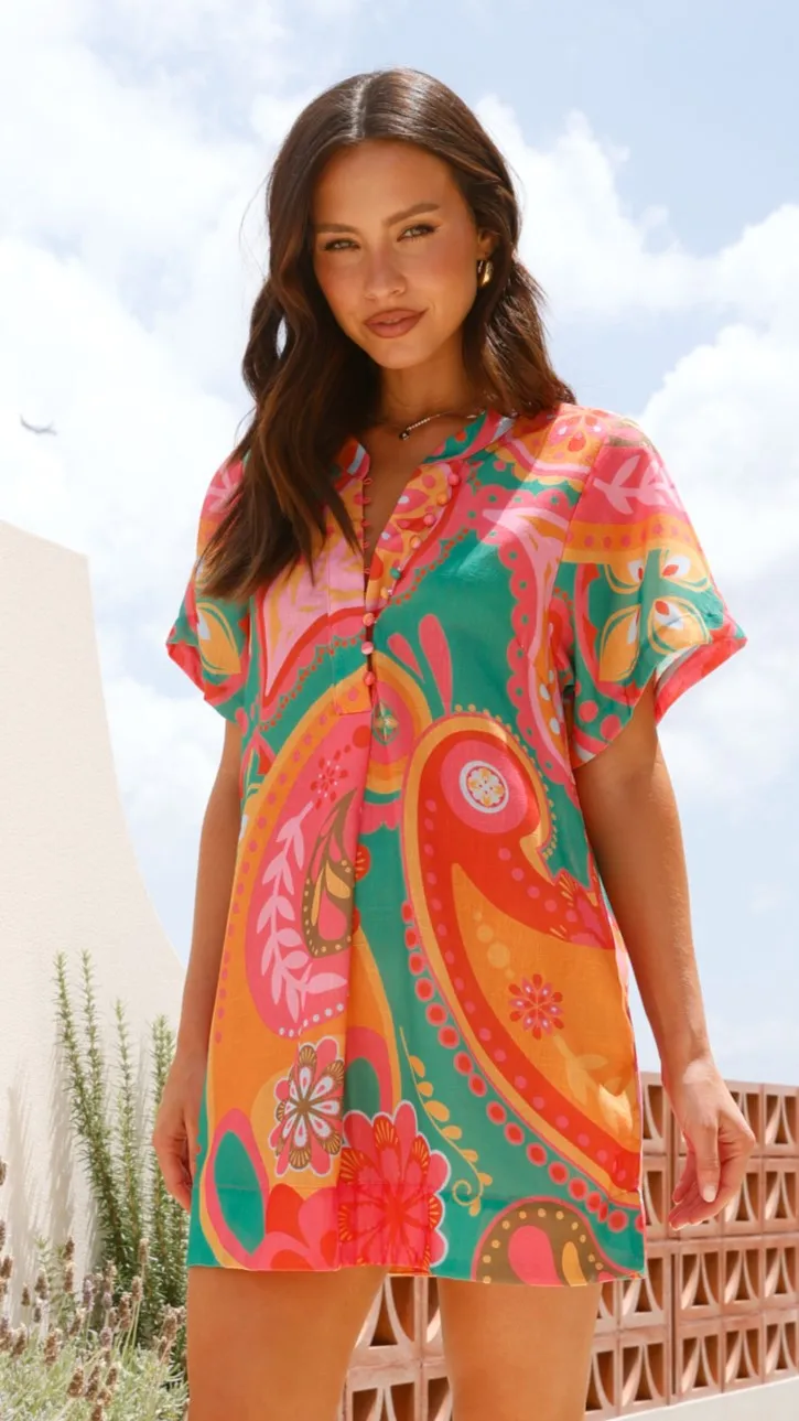 Farica Mini Dress - Playa Del Ray