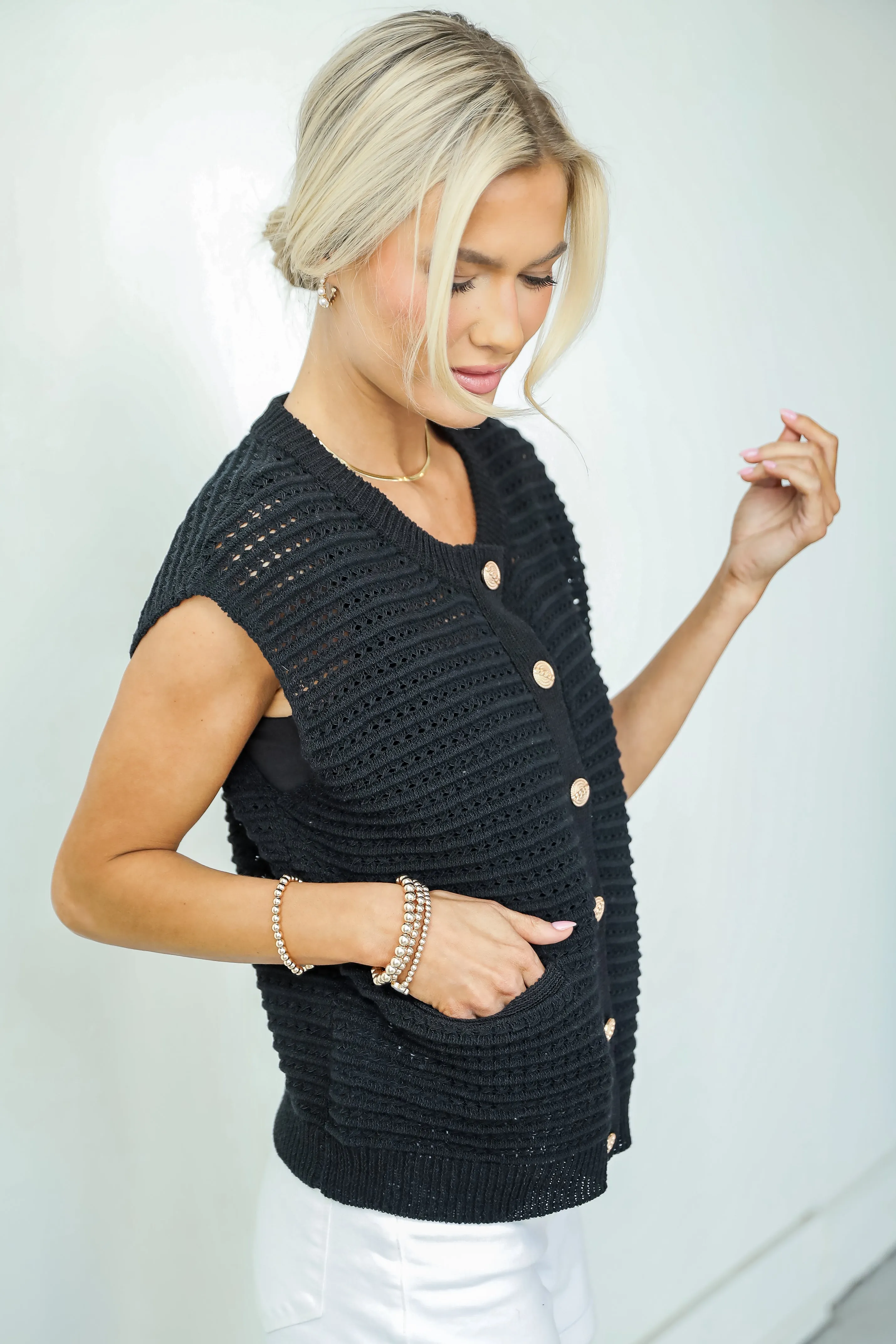 FINAL SALE - Prominent Poise Sweater Vest
