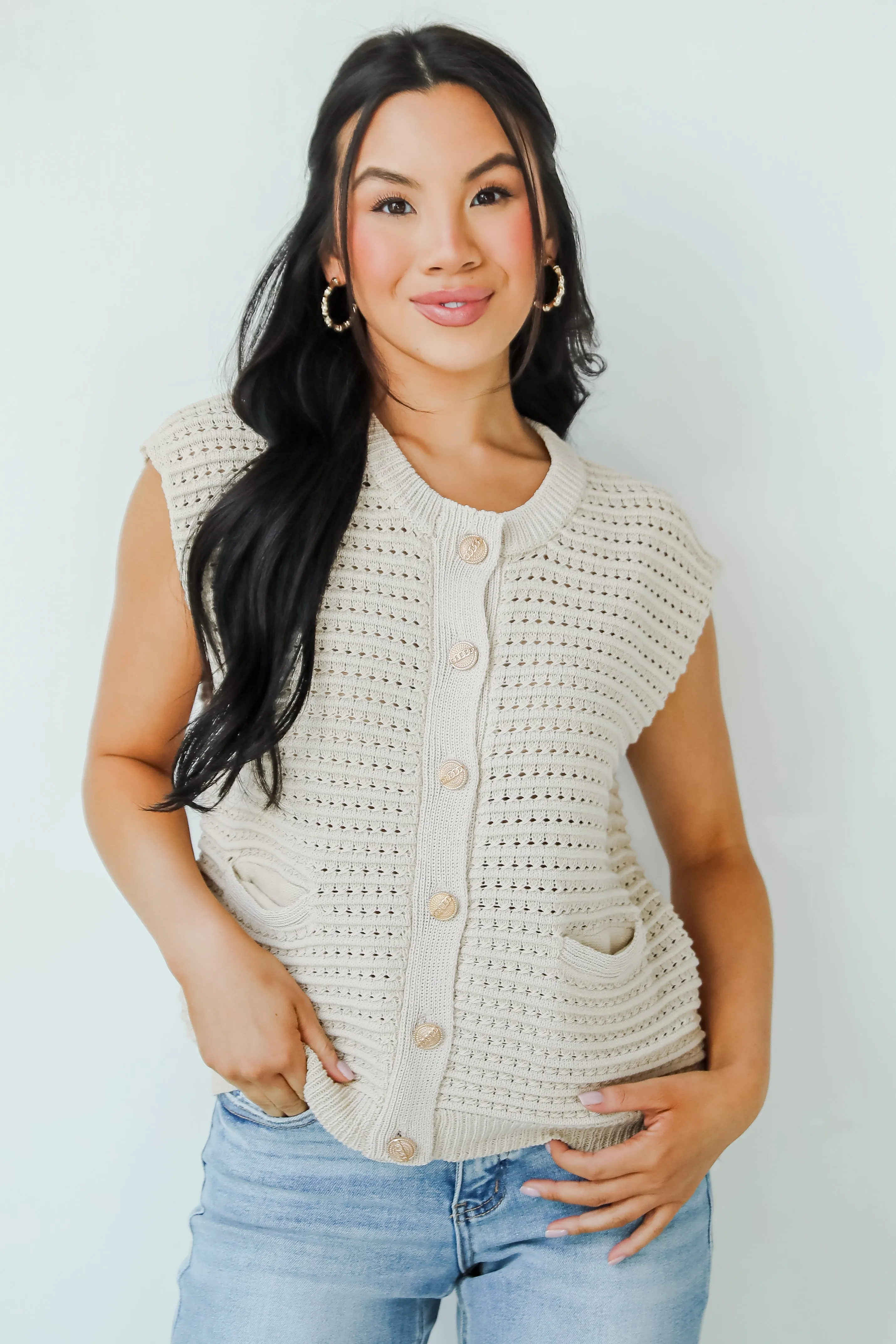 FINAL SALE - Prominent Poise Sweater Vest