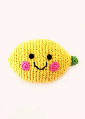 Friendly Plush Lemon Rattle