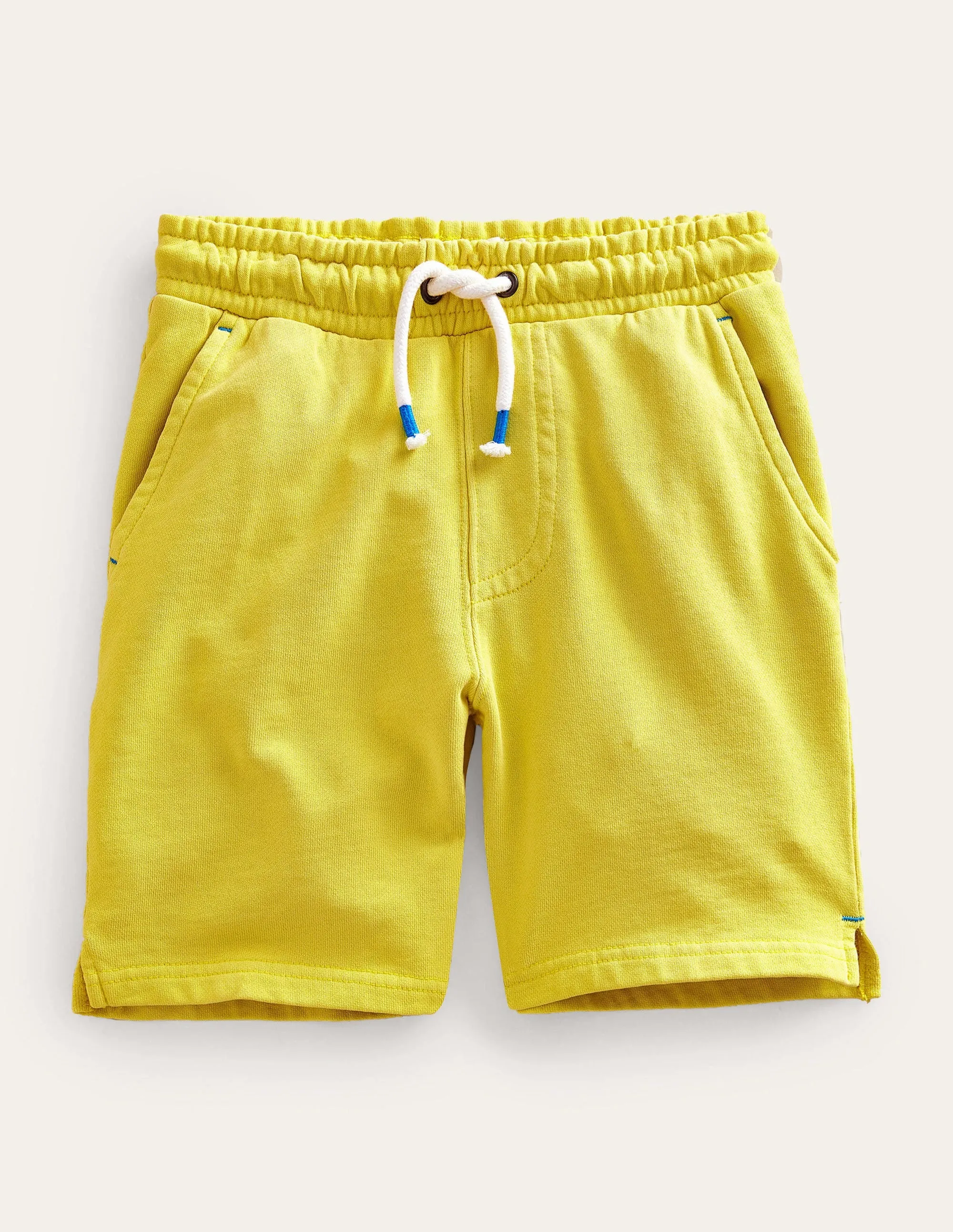 Garment Dye Shorts-Gooseberry Yellow