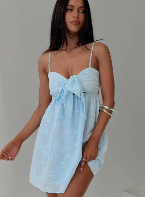 Granno Mini Dress Light Blue Tall