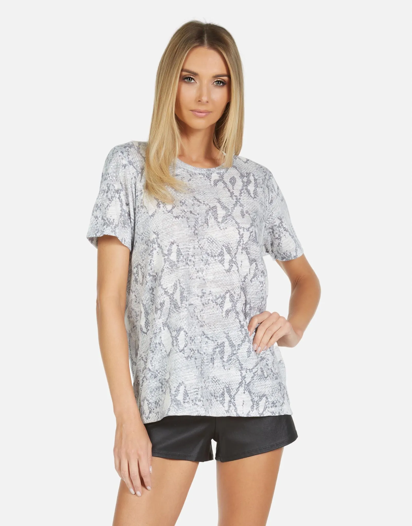 Hall Grey Snake Print