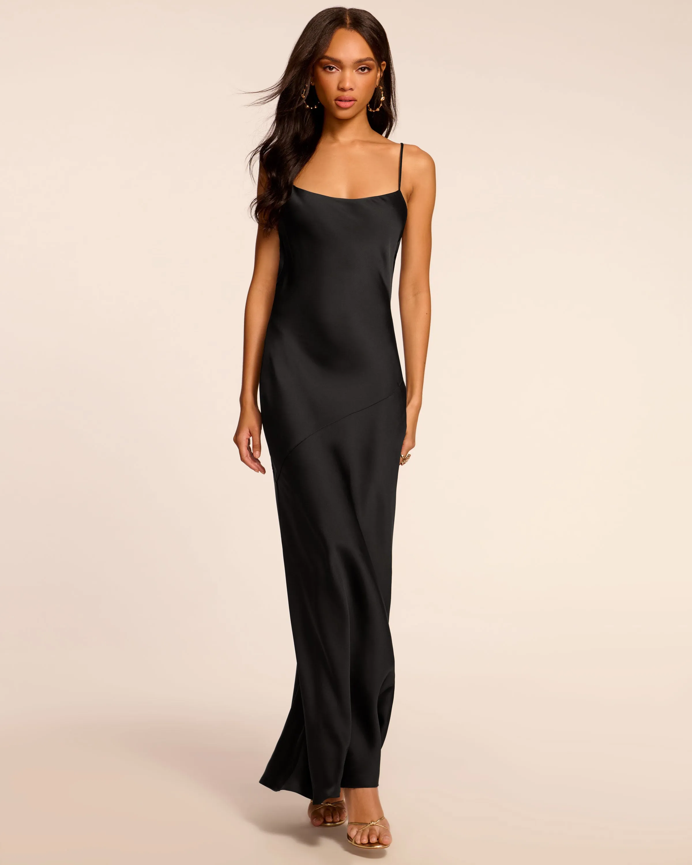Hansel Cowl Neck Sleeveless Gown