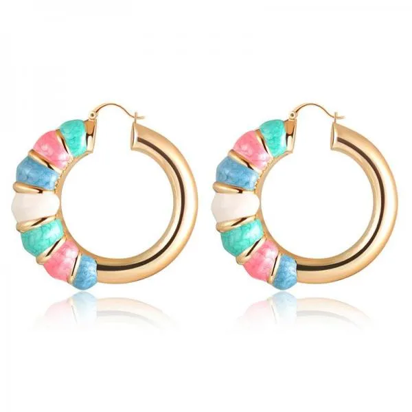 Hoop Earrings Jewelry New Years Gift
