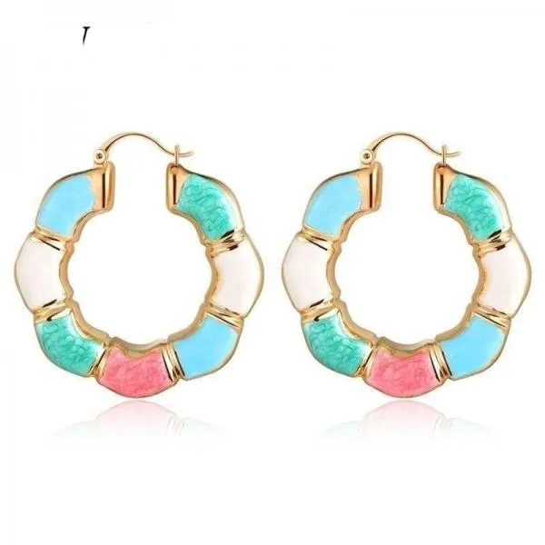 Hoop Earrings Jewelry New Years Gift