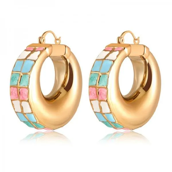 Hoop Earrings Jewelry New Years Gift