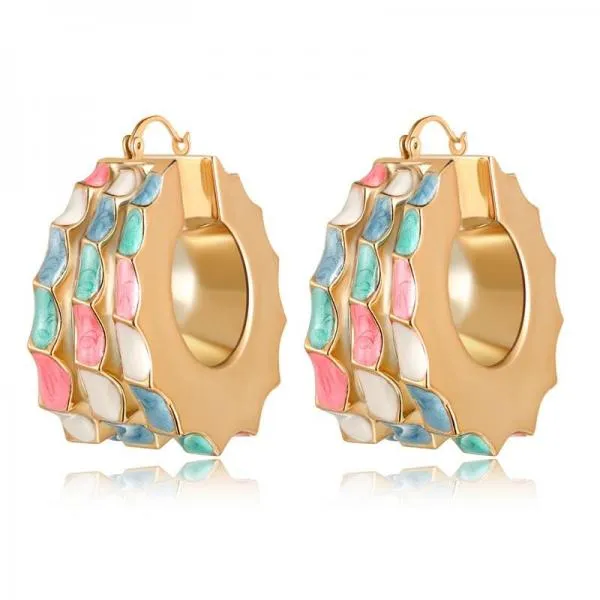 Hoop Earrings Jewelry New Years Gift