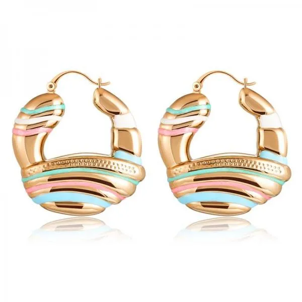 Hoop Earrings Jewelry New Years Gift