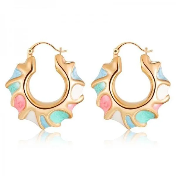 Hoop Earrings Jewelry New Years Gift