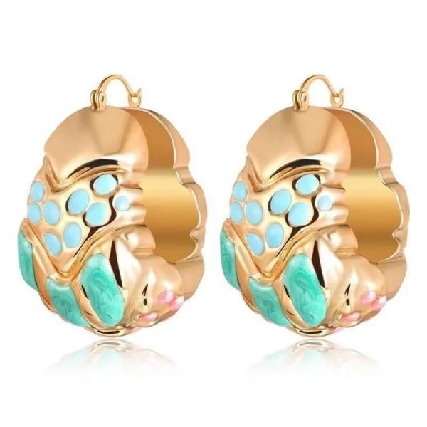 Hoop Earrings Jewelry New Years Gift
