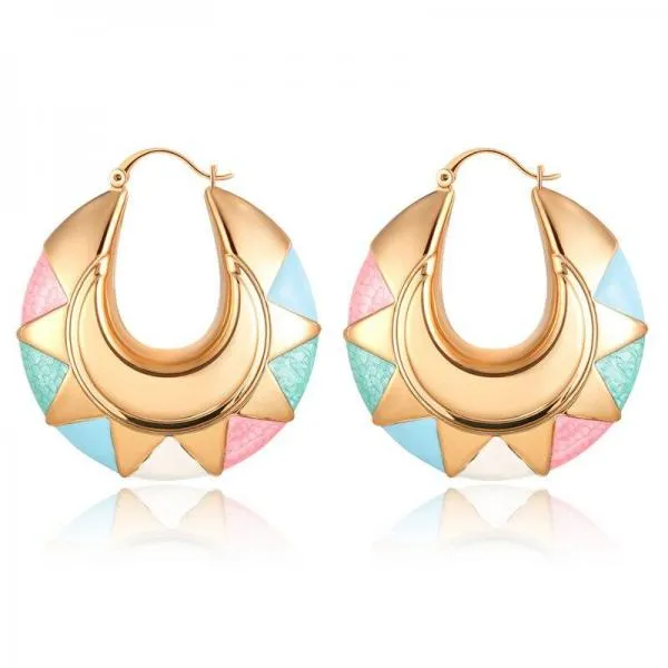 Hoop Earrings Jewelry New Years Gift