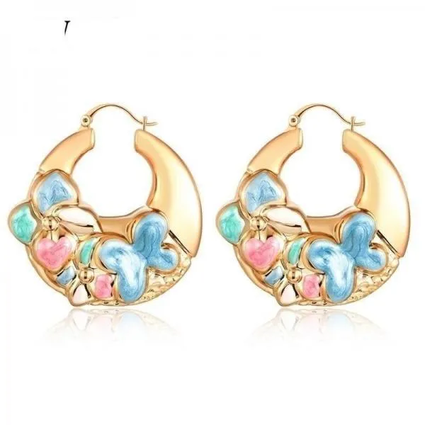 Hoop Earrings Jewelry New Years Gift