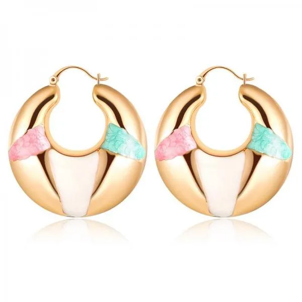 Hoop Earrings Jewelry New Years Gift